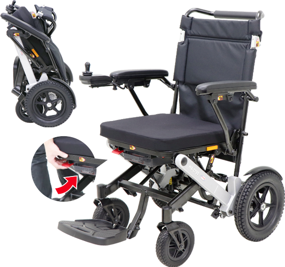 Lithium Lightweight Folding Power Chair